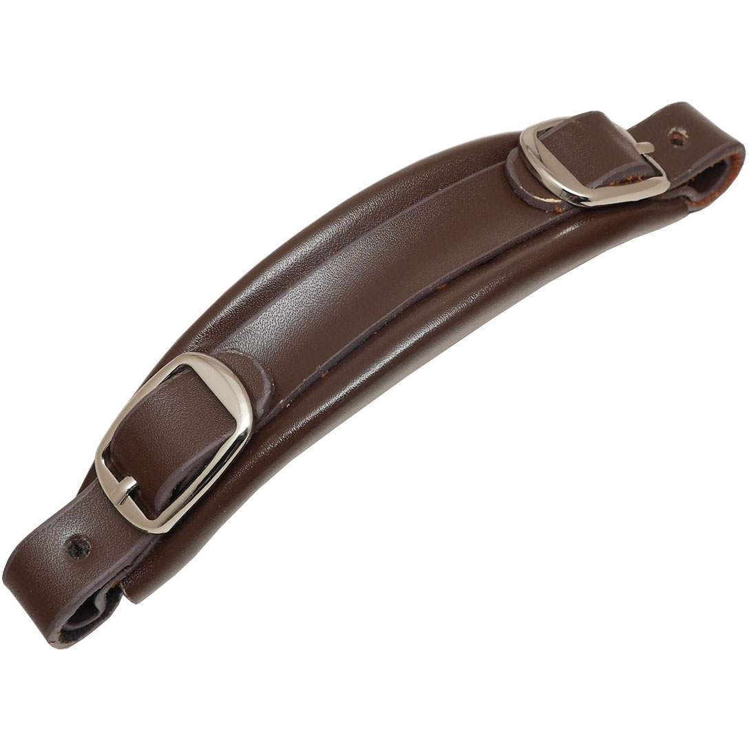 NEW Guitar Case Handle Leather Replacement w/ Buckles for Gibson® Style